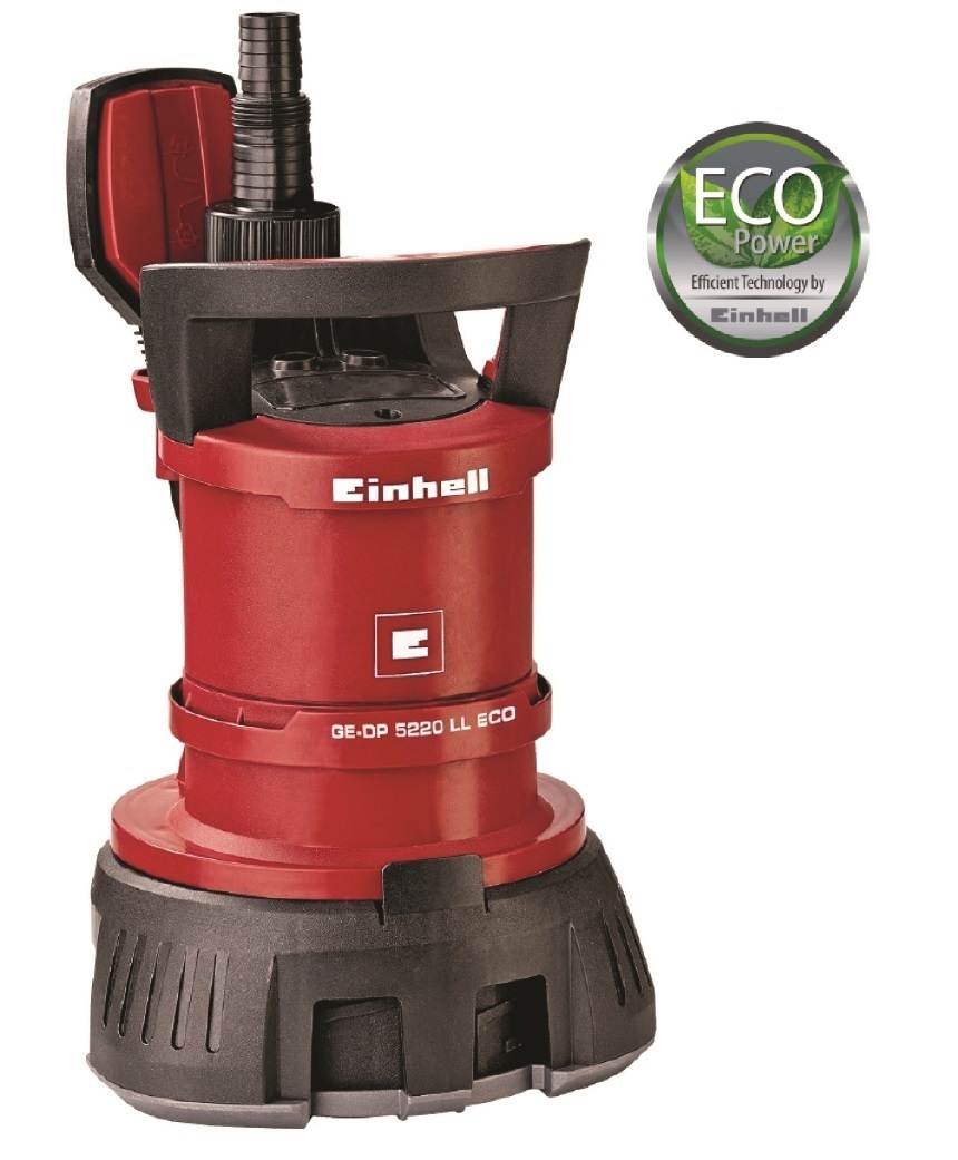 משאבה טבולה 2 ב 1 גובה אפס 2 ב-1 הספק 520W דגם GE-DP 5220 LL ECO תוצרת Einhell