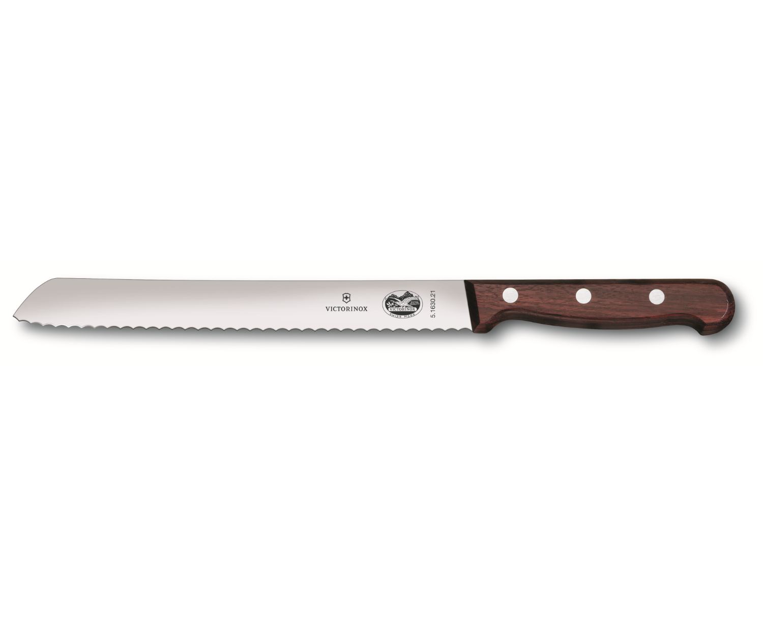 סכין לחם 21 ס"מ ידית עץ ויקטורינוקס | VICTORINOX