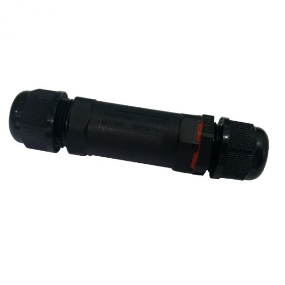 מחבר סטוקי מוגן מים IP68 + מהדק 3P שתי כניסות JW173P