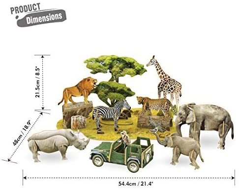 חיות בסוואנה אפריקה -  נשיונל גיאוגרפיק ( רמה 2) מבית CUBIC FUN