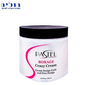 קרייזי קרם לעיצוב תלתלים פסטל 500 מ"ל | Pastel