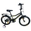 אופניים לילדים קונקט 18 אינץ' עם גלגלי עזר לגילאי 5-6 - שחור