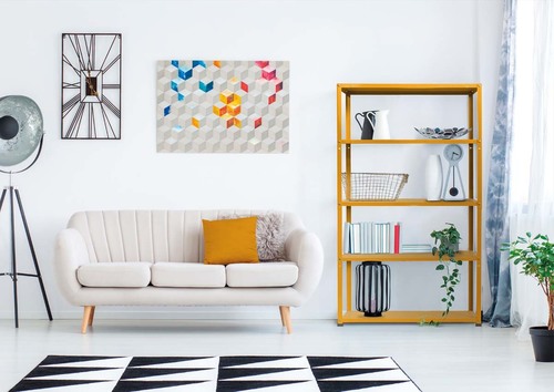 סט מדפי מתכת דקורטיביים AR-Shelving 5 קומות