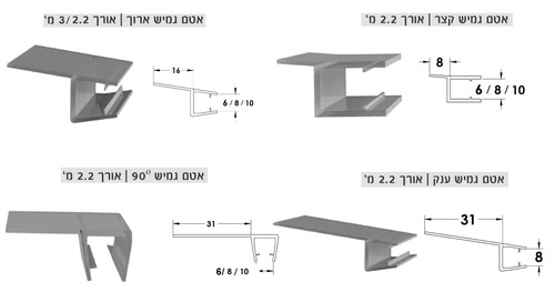 אטמים למקלחוני זכוכית