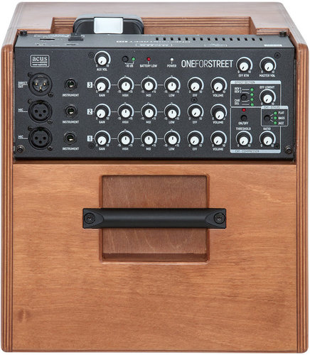 מגבר לאקוסטית נטען Acus ONE FORSTREET 10 WOOD 120W rms