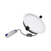 שקוע לבן ZEUS LED 10W IP44 120° -גוון אור משתנה בלחיצת כפתור
