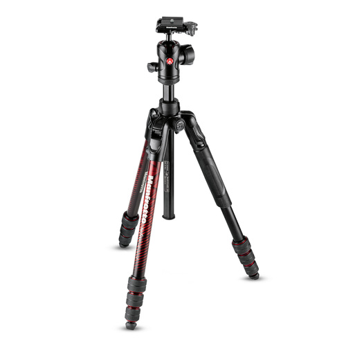 קיט חצובת טיולים Manfrotto Befree Advanced בצבע אדום