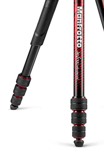 קיט חצובת טיולים Manfrotto Befree Advanced בצבע אדום