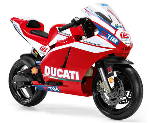 אופנוע ממונע 12V לילדים DUCATI GP פג פרגו