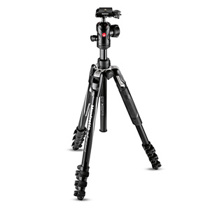 קיט חצובת טיולים Manfrotto Befree Advanced שחור עם נועלי לחיצה