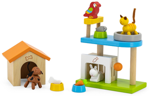 בית החיות שלי - 5 חיות בית ואביזרים לבית בובות