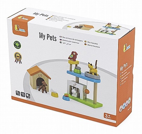 בית החיות שלי - 5 חיות בית ואביזרים לבית בובות