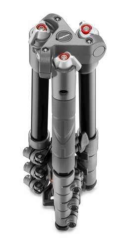 קיט חצובת סטילס קומפקטית עם ראש כדורי Manfrotto BeFree One Grey