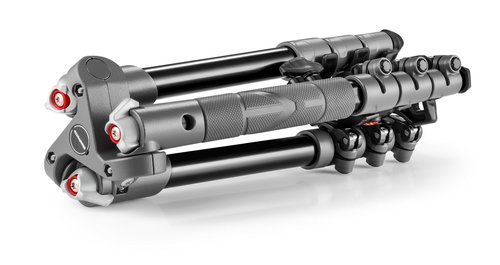 קיט חצובת סטילס קומפקטית עם ראש כדורי Manfrotto BeFree One Grey