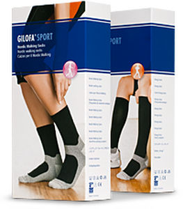 גרביים בצבע שחור Gilofa Sport Nordic Walking socks