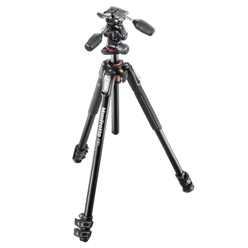 קיט חצובת סטילס עם ראש תלת ממד Manfrotto MK190XPRO3-3W