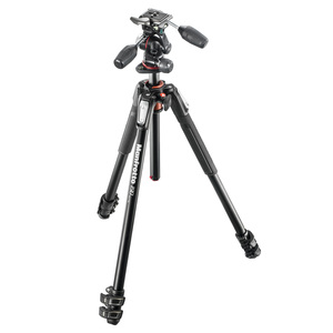קיט חצובת סטילס עם ראש תלת ממד Manfrotto MK190XPRO3-3W