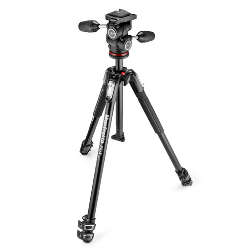 קיט חצובה סטילס עם ראש תלת ממד Manfrotto MK190X3-3W1