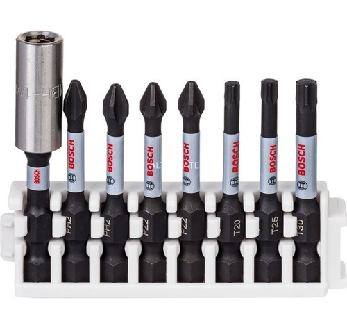 סט 7 ביטים מקצועיים + מוביל TORSION בוש Bosch