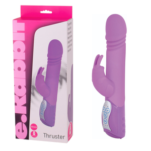ויברטור עוצמתי עולה ויורד נטען מסליקון e-rabbit Thruster