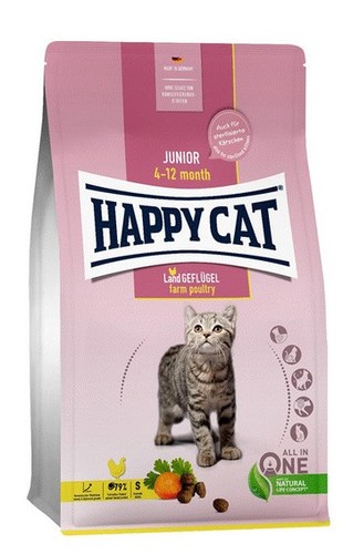 הפי קט ג'וניור עוף לגורי חתולים Happy Cat