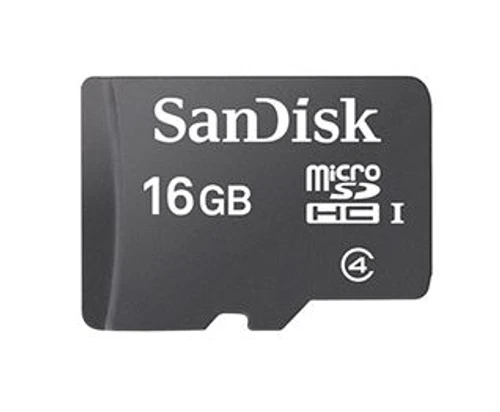 כרטיס זיכרון SanDisk 16GB microSDHC