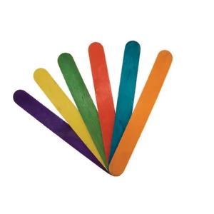 מקל מיני צבעוני 6.5 ס"מ, 150 יח