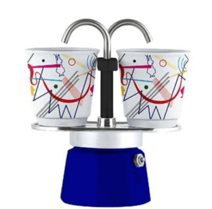 מקינטה גז ביאלטי סט מיני אקספרס 2 כוסות Bialetti Set Mini Express Kandinsky כחול