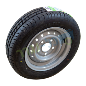 גלגל לנגרר 155/70R12C קוד עומס/מהירות 104N- חישוק 5 ברגים