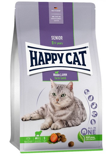 הפי קט סניור כבש +10 4Kg לחתולים מבוגרים Happy Cat