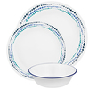 סט צלחות 18 חלקים קורנינג אושן בלוז | Corning Ware Ocean Blues