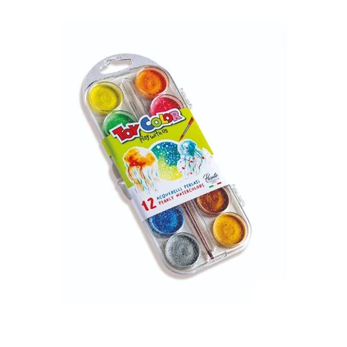 צבעי מים פנינה 12 גוונים