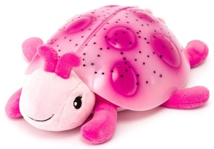 חיפושית הדימדומים - מנורת שינה מקולקציית האורות - ורוד