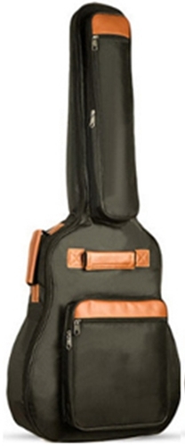 נרתיק לגיטרה בס שחור עם ידיות חומות Moratti gc23-b 8MM PADDED
