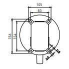 9414BW אינטרפוץ 4 דרך PAGALO B&W 