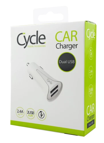 Cycle Car 2A 2USB - מטען רכב