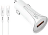 מטען רכב מהיר Cycle CYC3AQ-T עם יציאת USB בתקן QC3.0 18W + כבל Type-C