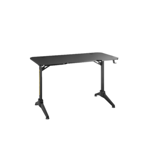 שולחן גיימינג מקצועי עם תאורה צבע שחור דגם LUMI GMD03-1