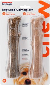 Durable צעצוע לעיסה מרגיע לכלב מארז 2 יחידות - גודל M Petstages