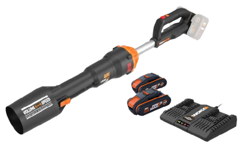 מפוח עלים נטען 40V+שתי סוללות 2.0AH 
