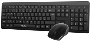 סט מקלדת ועכבר אלחוטי NEXER KB-720 בעברית