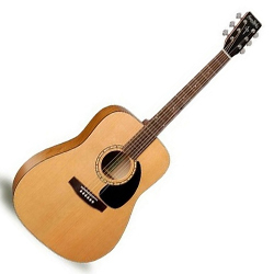 גיטרה אקוסטית מוגברת S&P 028962 Woodland Cedar A3T