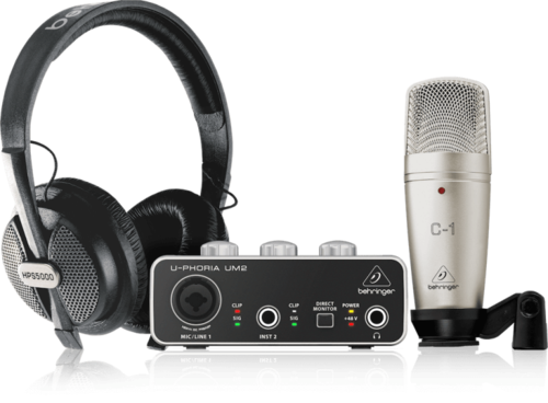 חבילת אולפן Behringer U-Phoria Studio