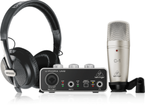 חבילת אולפן Behringer U-Phoria Studio