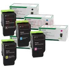 סט טונרים מקוריים לקסמרק Lexmark CX421 / CX522 כמות גדולה