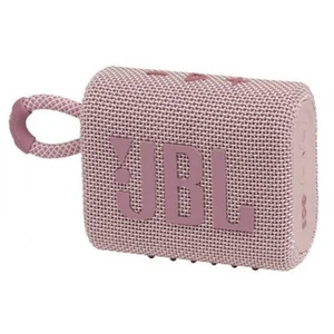 רמקול נייד JBL Go 3 ורוד (יבואן רשמי)