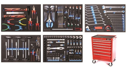 עגלת כלים 7 מגירות 