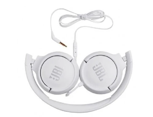 אוזניות ‏חוטיות JBL Tune 500 לבן (יבואן רשמי)
