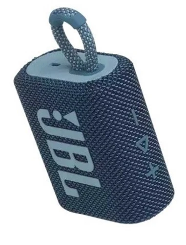 רמקול נייד JBL Go 3 כחול (יבואן רשמי)