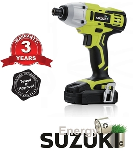 מברגת אימפקט + סוללה 1.5 אמפר Suzuki 81874 20V